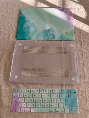 Watercolor Gradient MacBook Pro 13” Cover + Keyboard Skin
